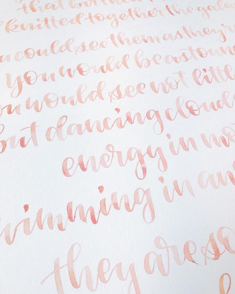 Jordy inkaboutit hand lettering artists to follow on Instagram