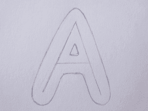 how to draw graffiti bubble letters on paper