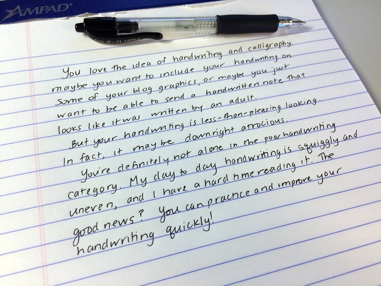 6 Simple Steps to Improve Your Handwriting as an Adult - Lettering League